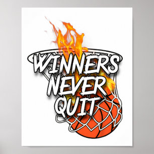 Affiche Vêtements de Sketll - Les gagnants ne quittent jam