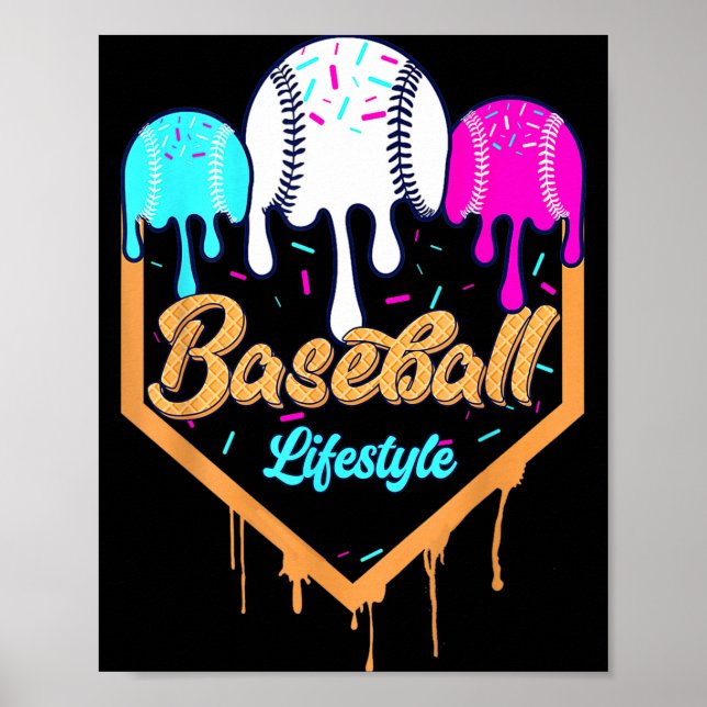 Affiche Vêtements de style de vie de baseball 101 Jeunesse (Devant)