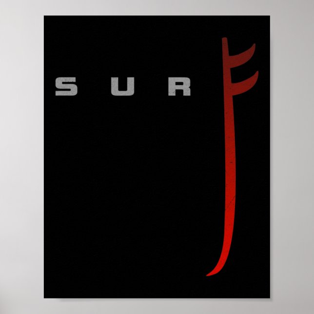 Affiche Vêtements de surf - Surfeur Surf _4  (Devant)