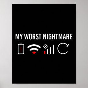 Affiche Vêtements en ligne Ordinateur Vidéo Jeu Geek My Wo