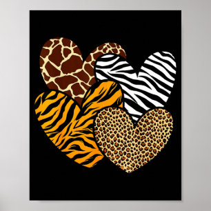 Affiche Vêtements fille imprimé animal enfants guépard léo
