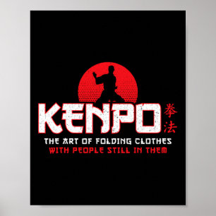 Affiche Vêtements pliants - American Kenpo Karate - Karate