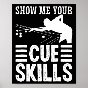 Affiche Vêtements Snooker Pour Adulte Montrez-Moi Vos Comp