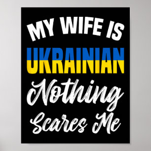 Affiche Vêtements Ukraine - Conception incroyable de drôle