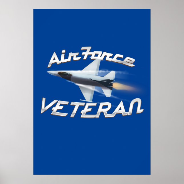 Affiche Vétéran de l'armée de l'air (Devant)