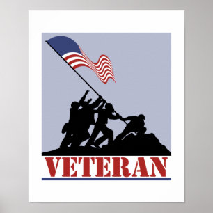 Affiche Vétéran des USA