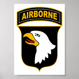 Affiche Vétéran militaire de la 101e division aéroportée