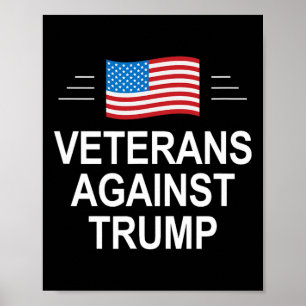 Affiche Vétérans contre Trump - 