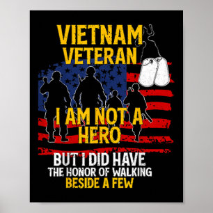 Affiche Vétérinaire Du Vietnam, Je Ne Suis Pas Un Héros, V