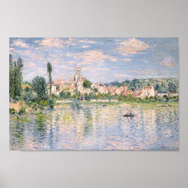 Affiche Vetheuil in Summer by Claude Monet (Devant)
