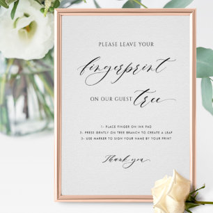 Affiche Veuillez laisser votre panneau de l'arbre de l'inv