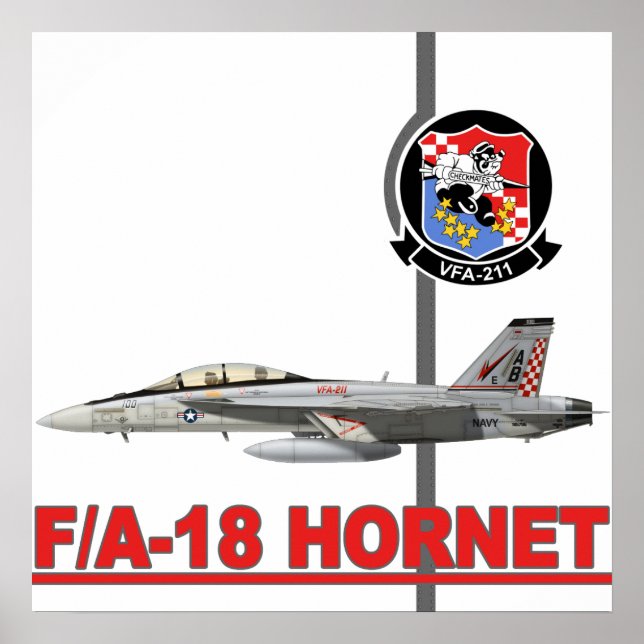Affiche VFA-211 Checkmates (Devant)