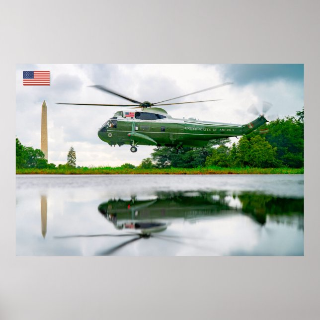 AFFICHE VH-3D SEA KING (Devant)