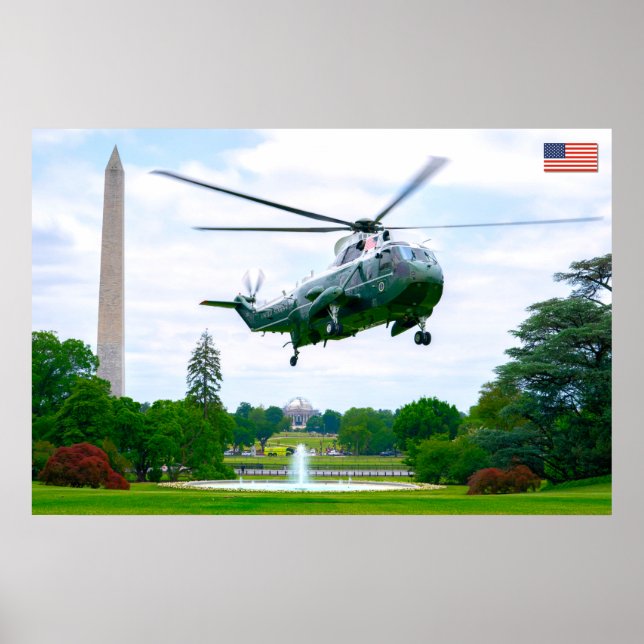 AFFICHE VH-3D SEA KING (Devant)