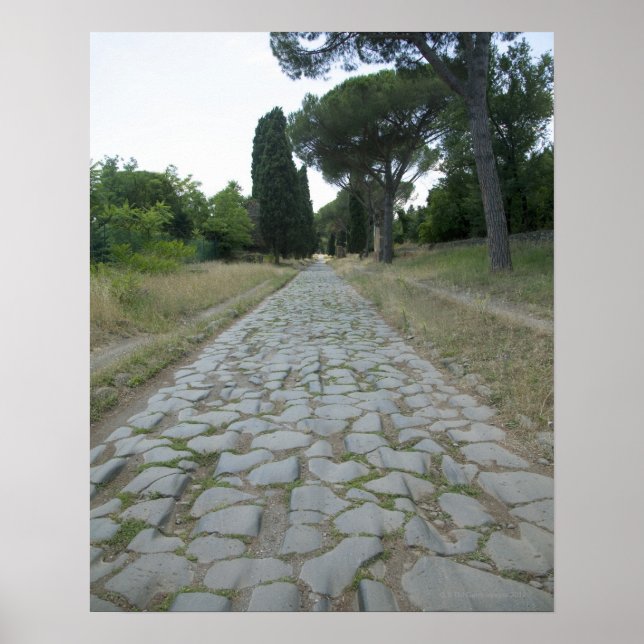 Affiche Via Appia Appian voie, route romaine (Devant)