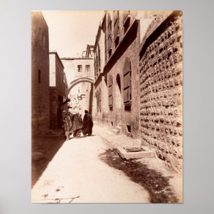 Affiche Via la rue Dolorosa à Jérusalem