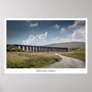 Affiche Viaduc de Tête de Ribblehead, Yorkshire, Angleterr