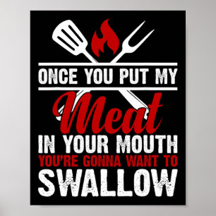 Affiche Viande Adulte Sale Dans Votre Bouche Viande Drôle 