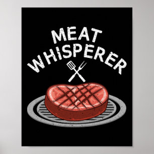 Affiche Viande drôle de Rbecue Art pour hommes femmes Rbeq