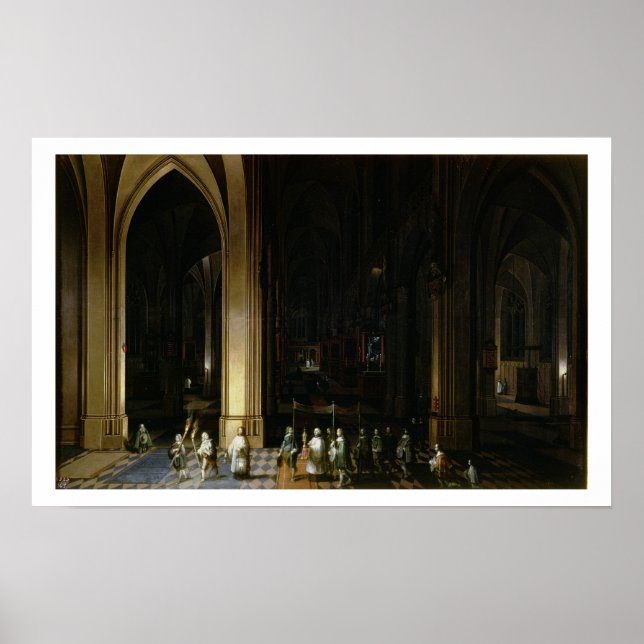 Affiche Viaticum à l'intérieur d'une église (Devant)