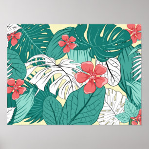 Affiche Vibe tropicale