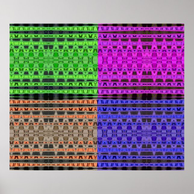 Affiche vibes colorées (Devant)