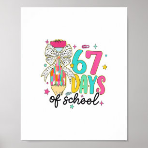 Affiche Vibes de 67 jours d'école Drôle Six Sept 67 Meme