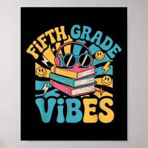 Affiche Vibes De Cinquième Année Retour À L'École Enseigna