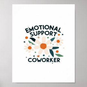 Affiche Vibes de devis de collaborateur d'aide émotionnell