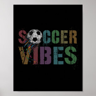 Affiche Vibes de foot tendance Entraînement des femmes Gar