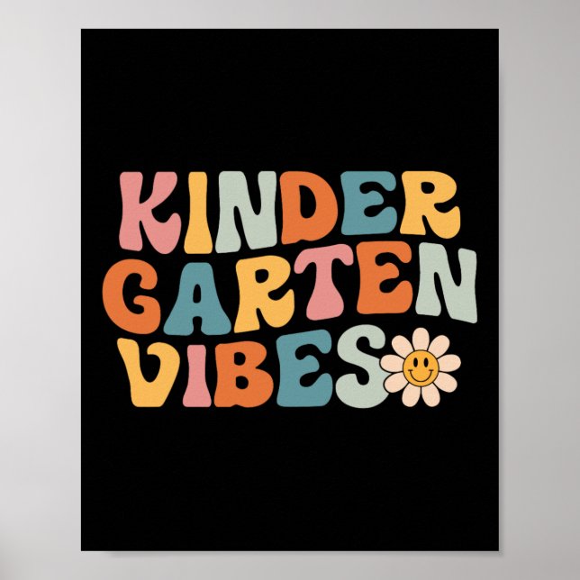 Affiche Vibes de jardin d'enfants - Kinder Crew Retro Prem (Devant)