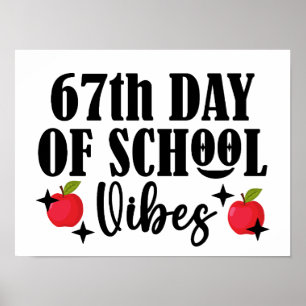 Affiche Vibes de la 67e journée d'école Drôle 6 7 Six Sept
