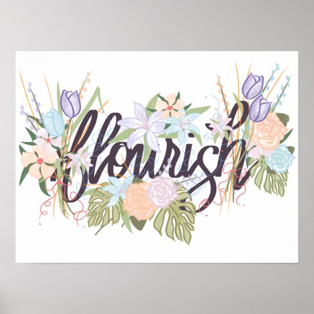 Affiche Vibes de la reine florale (Devant)