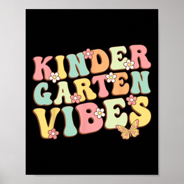 Affiche Vibes de maternelle Bonjour professeur de maternel (Devant)