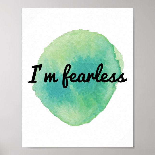 Affiche vibes de motivation positives pour l'acceptation d (Devant)