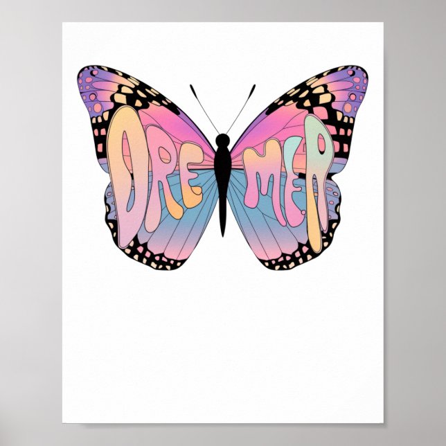 Affiche Vibes de papillon Dreamer (Devant)