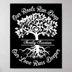 Affiche Vibes de réunion de famille racines profondes amou