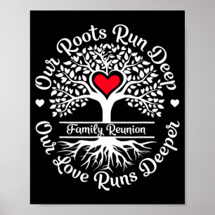 Affiche Vibes de réunion de famille racines profondes amou
