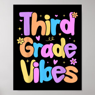Affiche Vibes De Troisième Année Les Enfants Retournent À