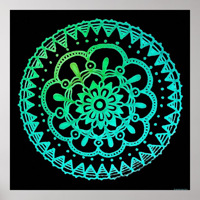 Affiche Vibes D'Été Par Megaflora (Devant)