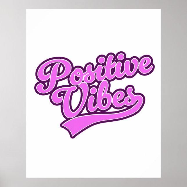 Affiche Vibes positives (Devant)