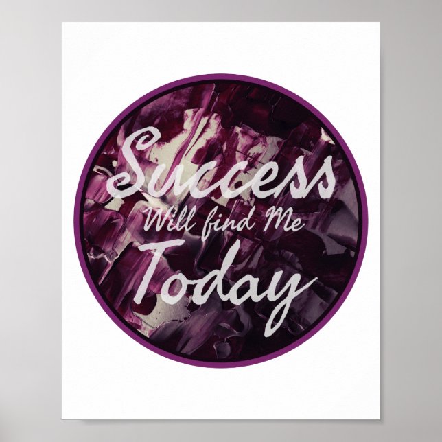 Affiche vibes positives affirmations sur l'acceptation de  (Devant)