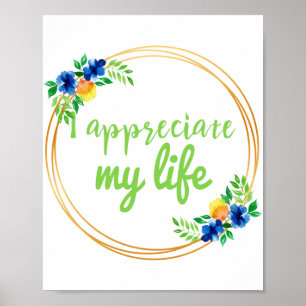 Affiche vibes positives citations pour la vie et le travai