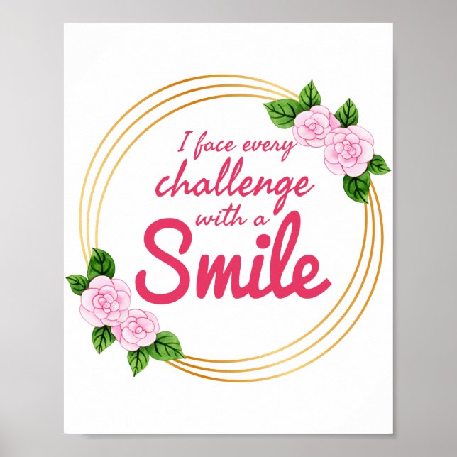 Affiche vibes positives cite pour le travail, la vie et le (Devant)