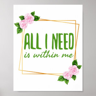 Affiche vibes positives dire pour la motivation