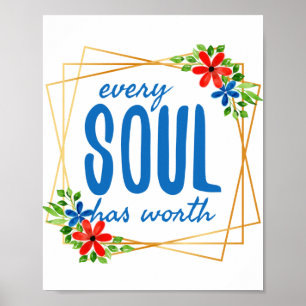 Affiche vibes positives mots de vie et de succès