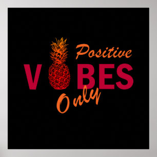 Affiche Vibes positives vacances d'été