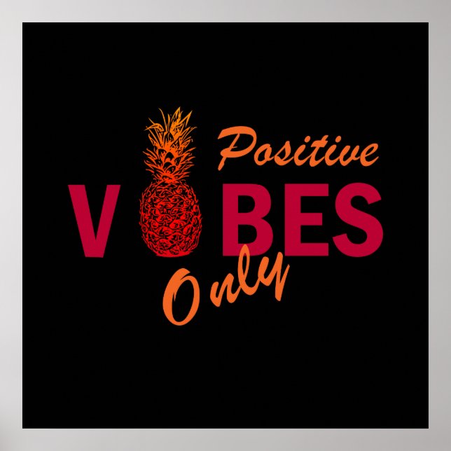 Affiche Vibes positives vacances d'été (Devant)