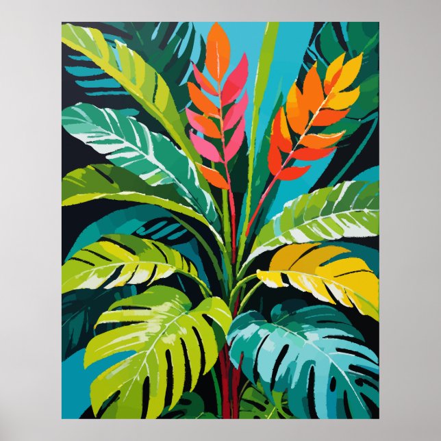 Affiche Vibes tropicales (Devant)