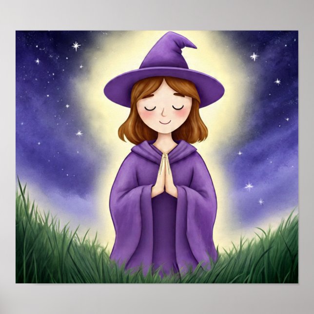 Affiche Vibes violettes (Devant)